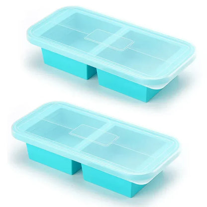 Silicone Freezer Tray Set with Lids