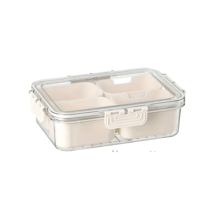 Fridge Food Storage Box with Compartments