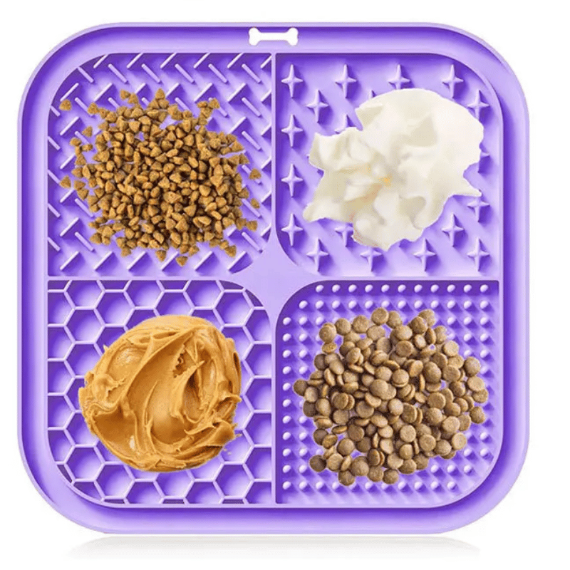 Dog Lick Mat Slow Feeder – Silicone Suction Cup, 3 Styles