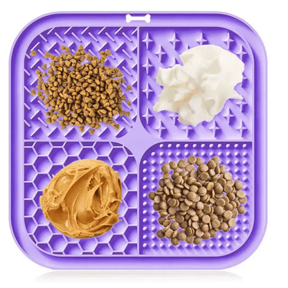 Dog Lick Mat Slow Feeder – Silicone Suction Cup, 3 Styles