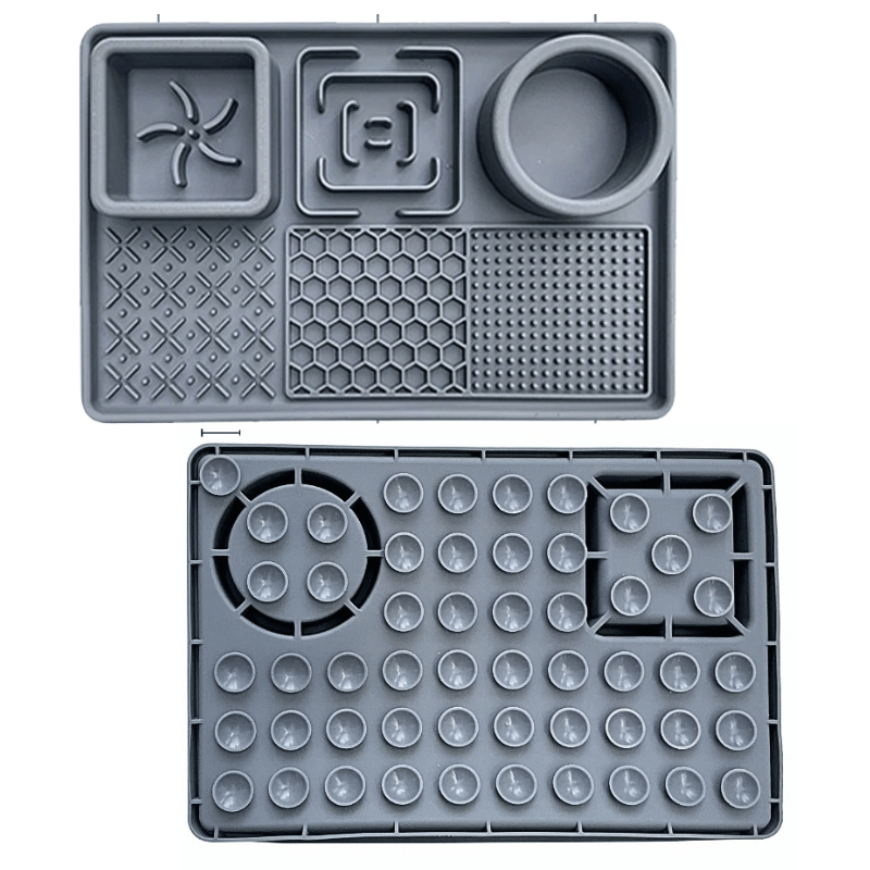 Dog Lick Mat Slow Feeder – Silicone Suction Cup, 3 Styles
