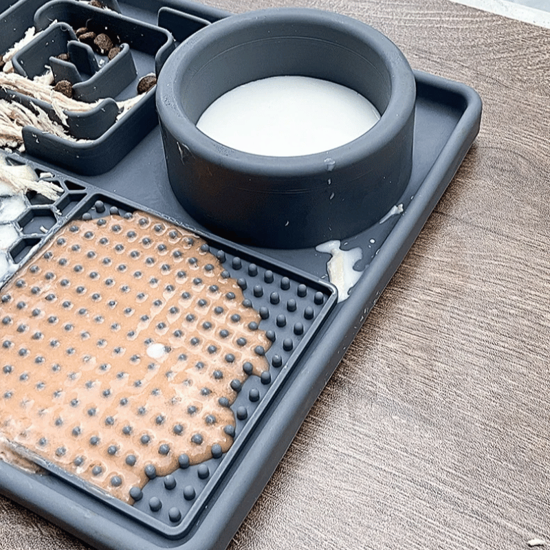 Dog Lick Mat Slow Feeder – Silicone Suction Cup, 3 Styles