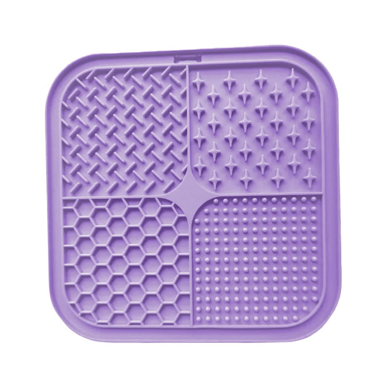 Dog Lick Mat Slow Feeder – Silicone Suction Cup, 3 Styles