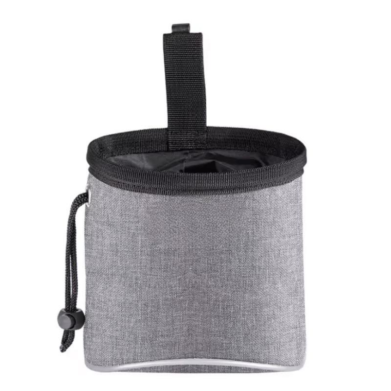 Dog Treat Training Pouch with Poop Bag Dispenser — Belt Clip