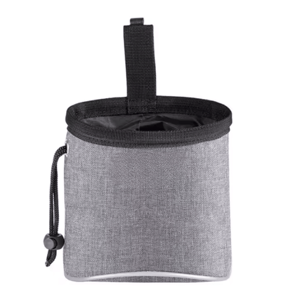 Dog Treat Training Pouch with Poop Bag Dispenser — Belt Clip