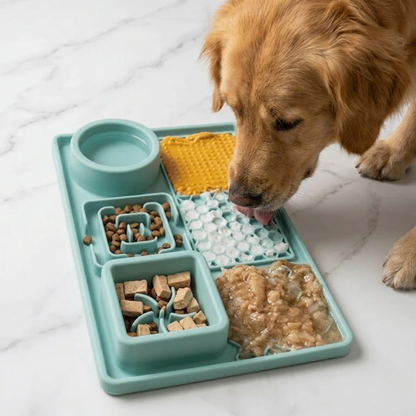Dog Lick Mat Slow Feeder – Silicone Suction Cup, 3 Styles