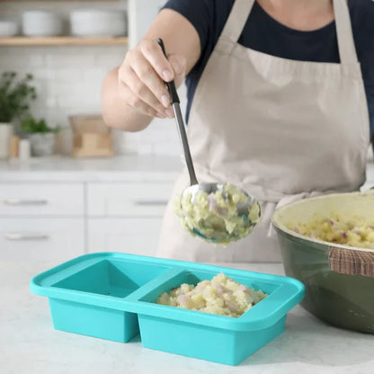 Silicone Freezer Tray Set with Lids