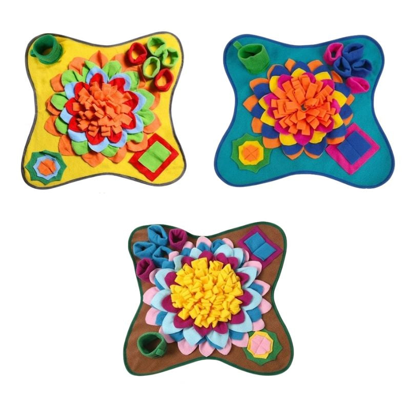 Plush Snuffle Mat for Dogs & Cats