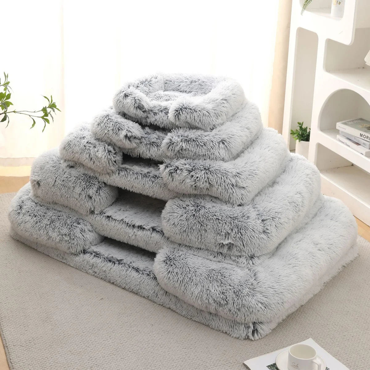 Plush Square Pet Bed