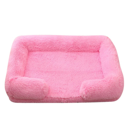 Plush Square Pet Bed