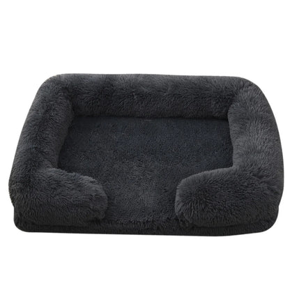 Plush Square Pet Bed