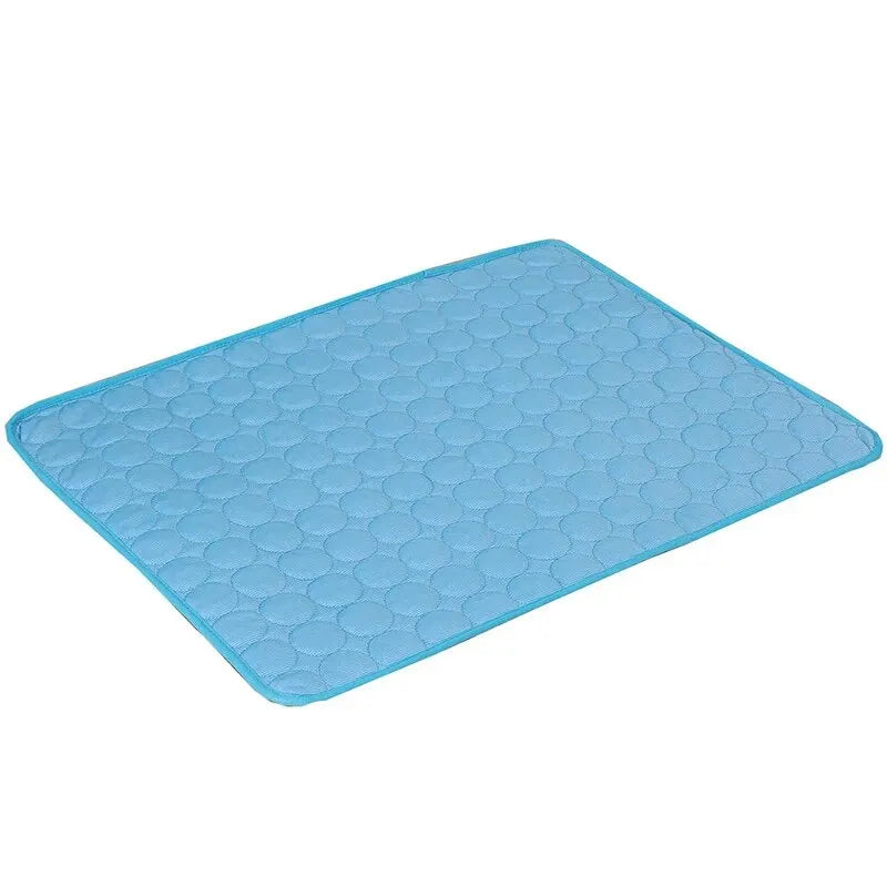 Pet Cooling Mat — Ice Silk Cushion for Cats & Small Dogs (50×40cm)