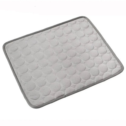Pet Cooling Mat — Ice Silk Cushion for Cats & Small Dogs (50×40cm)