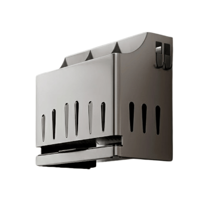 Stainless Steel Utensil Holder with Drain Tray